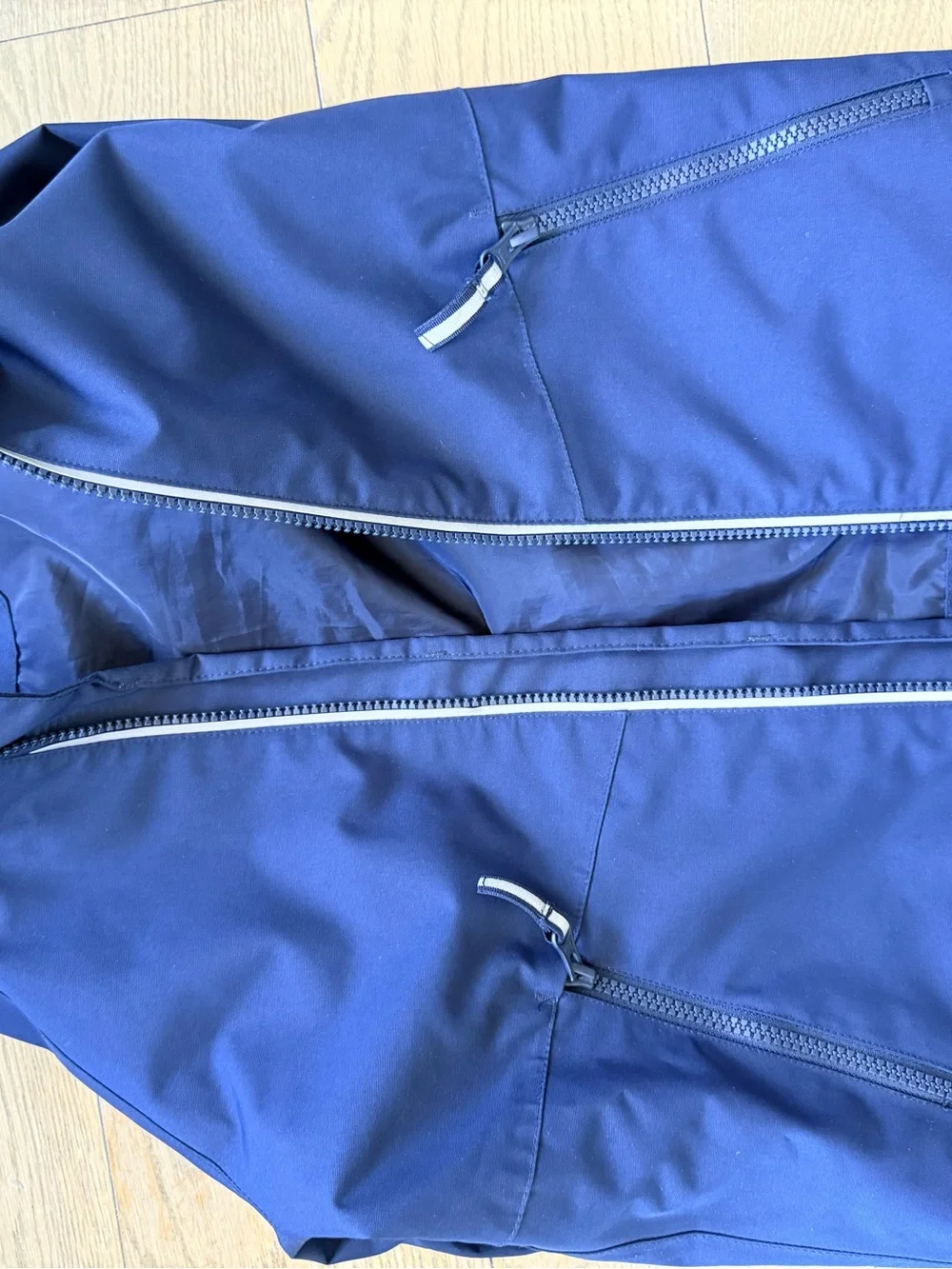 Polarn O Pyret Navy Hooded Wind and Rain Jacket